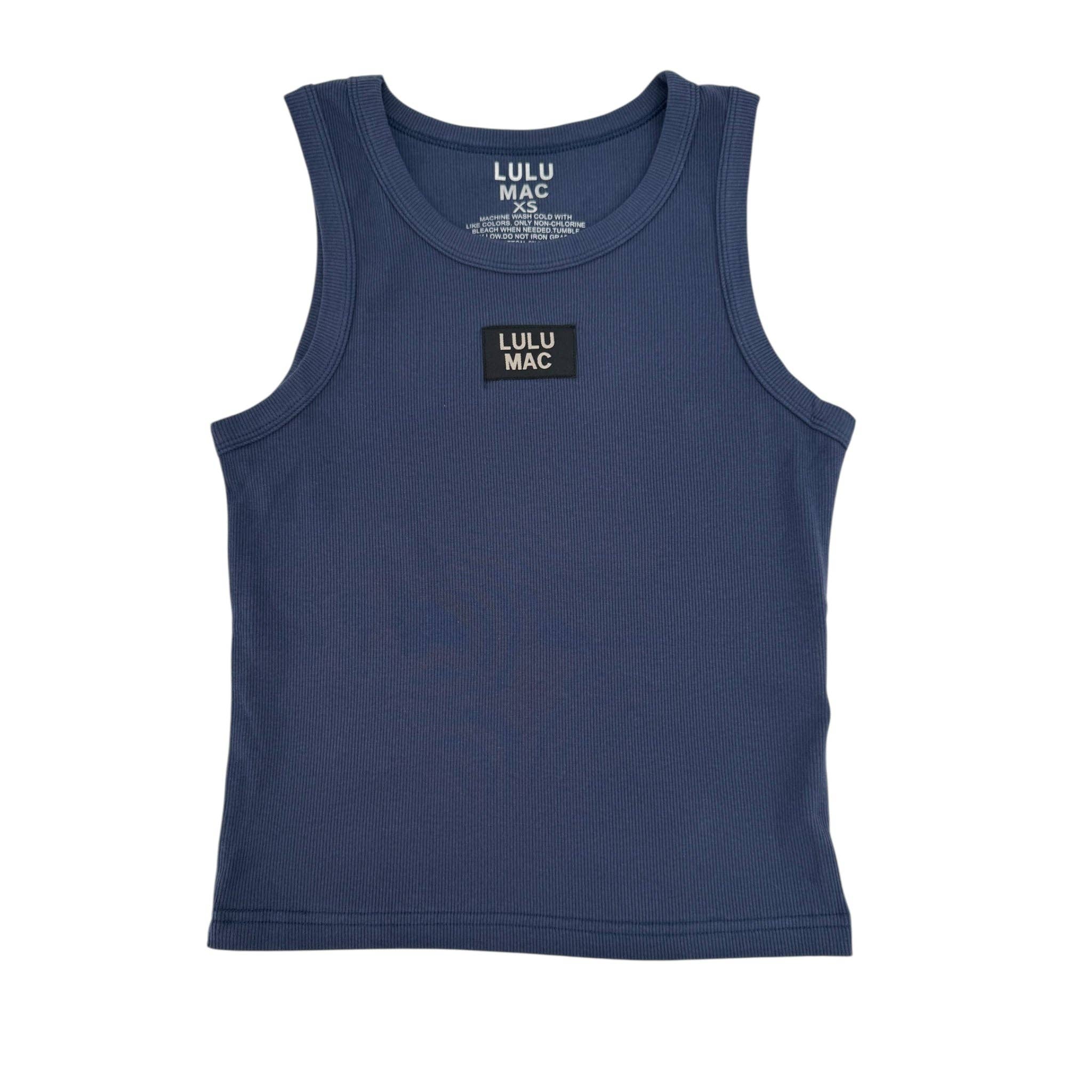 Lulu Mac Navy Sleeveless Top