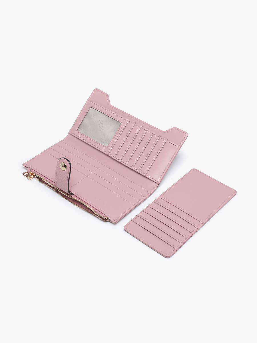 Violet RFID Fold-Out Wallet w/ Card Slot