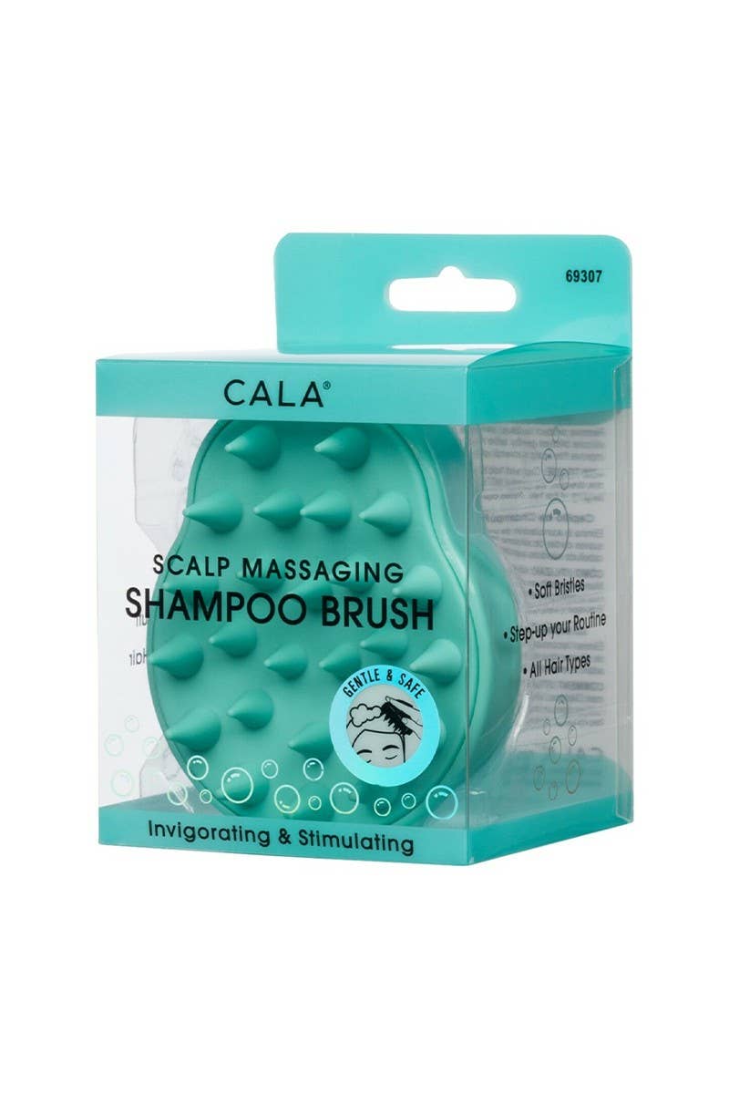Mint Scalp Massaging Shampoo Brush - Posh West Boutique