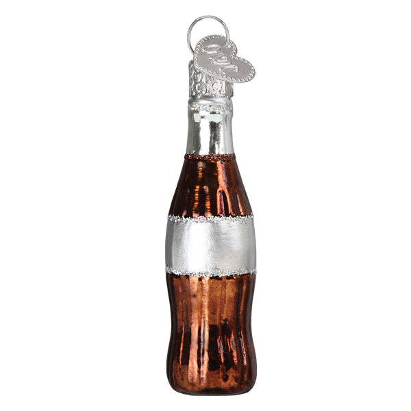 Mini Diet Coke Glass Bottle Ornament