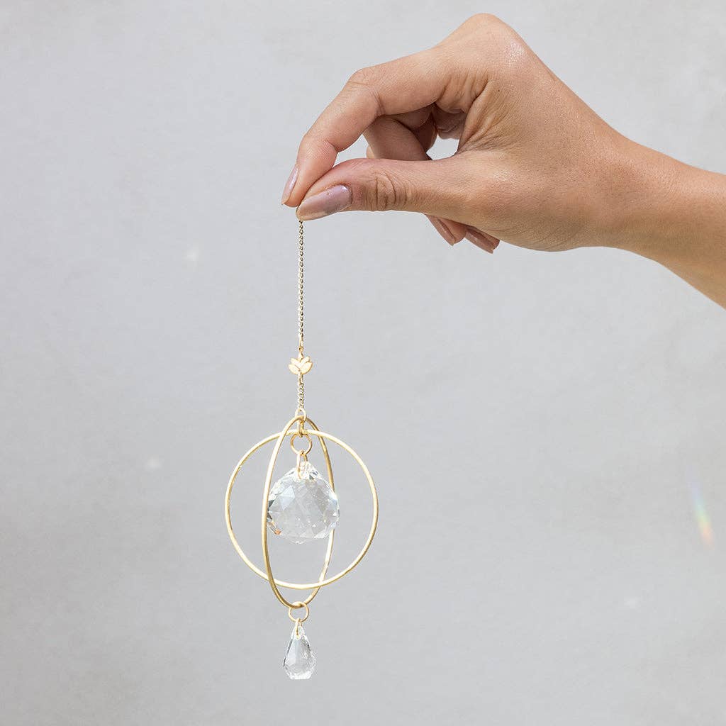 Mini Suncatcher - Lotus/Strength - Posh West Boutique