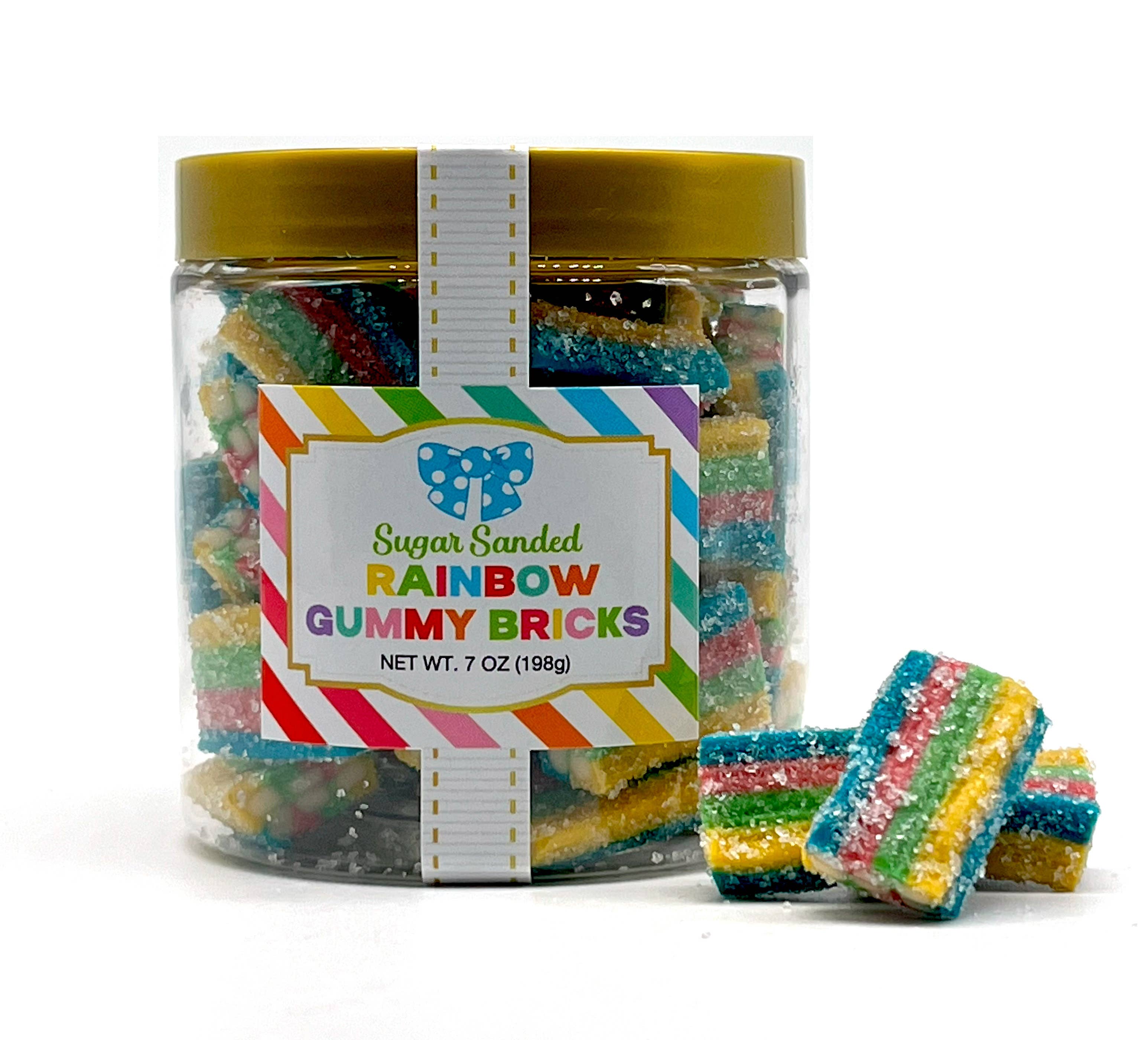 Candy Sugar Stacks - Rainbow Bricks - Posh West Boutique