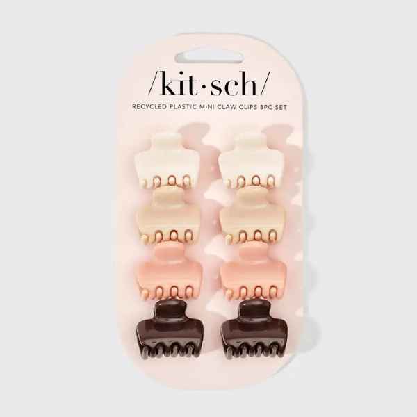 Kitsch Mini Hair Clips- 8 pieces - Posh West Boutique