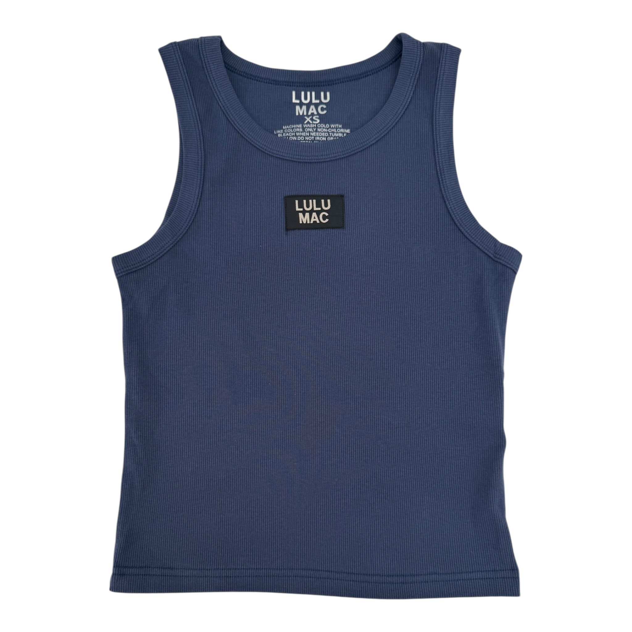 Lulu Mac Navy Sleeveless Top