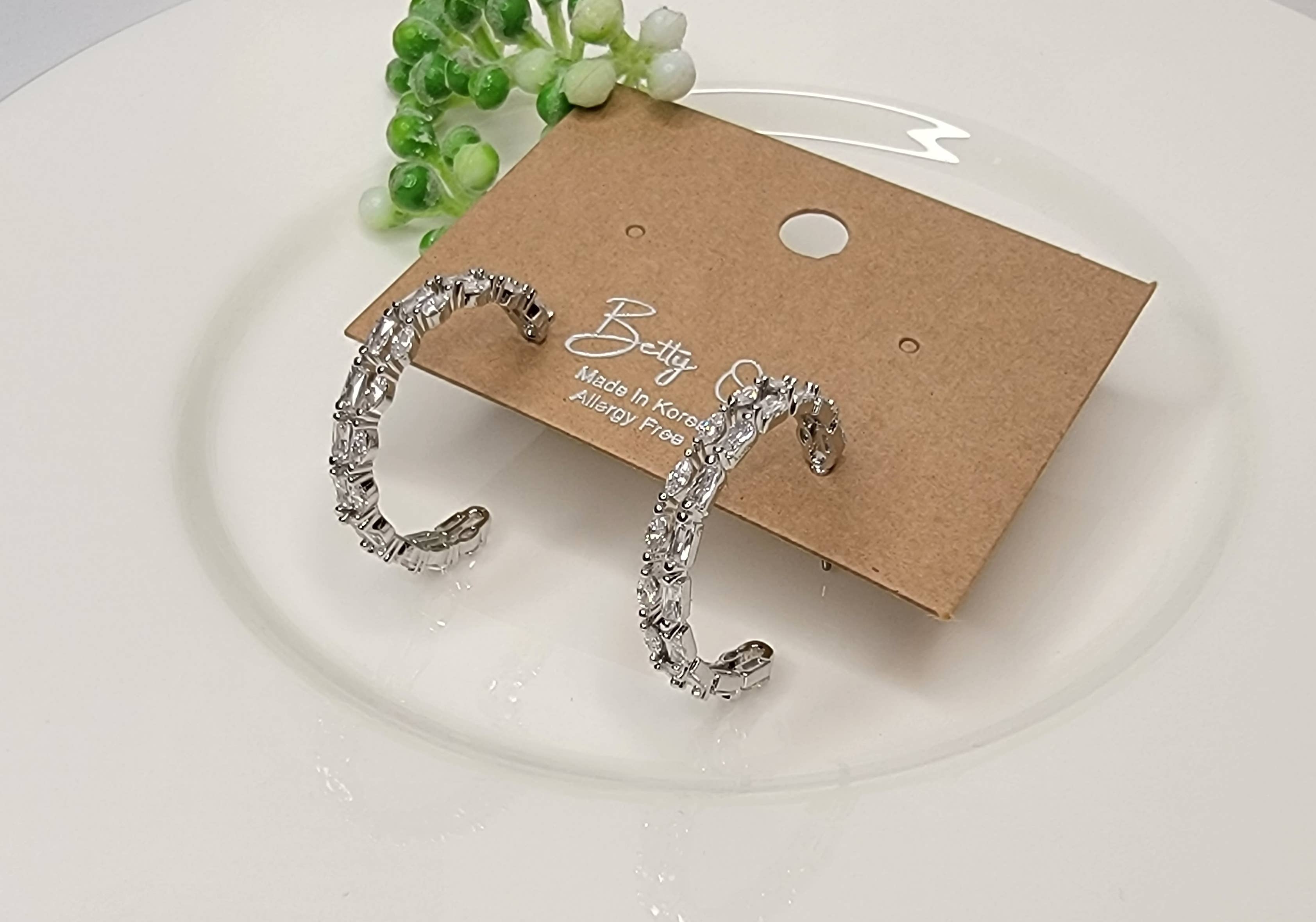 Medium Double Hoop Earrings - Posh West Boutique