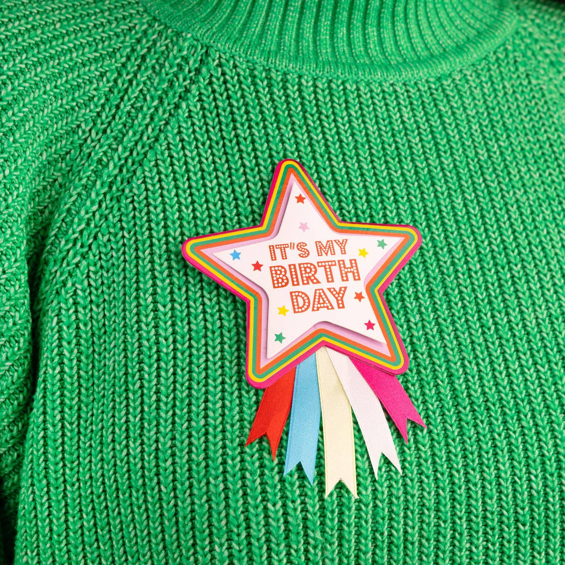 Birthday Star Rosette Badge | Birthday Party | - Posh West Boutique