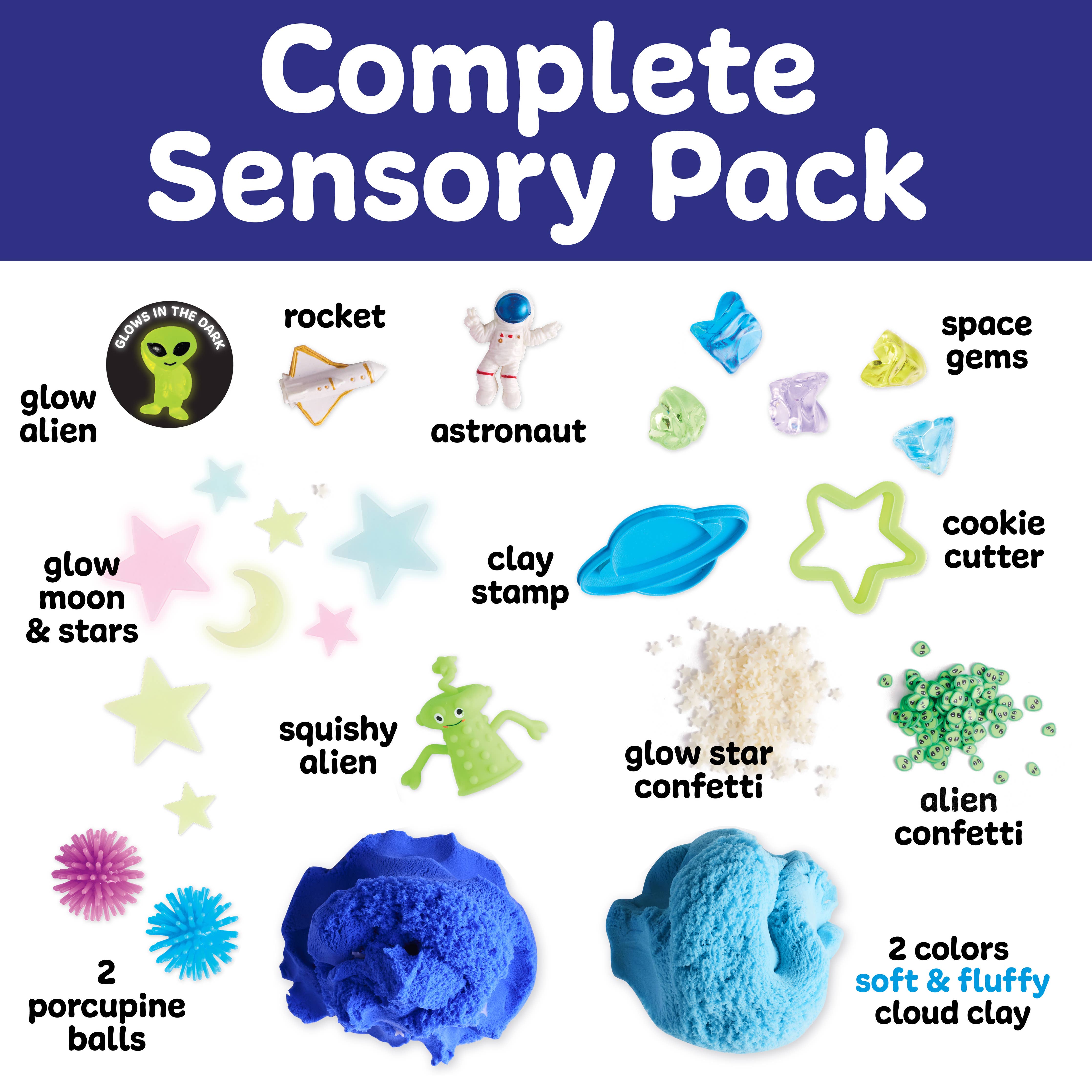Sensory Pack Outer Space On the Go Play Set for Kids - Posh West Boutique