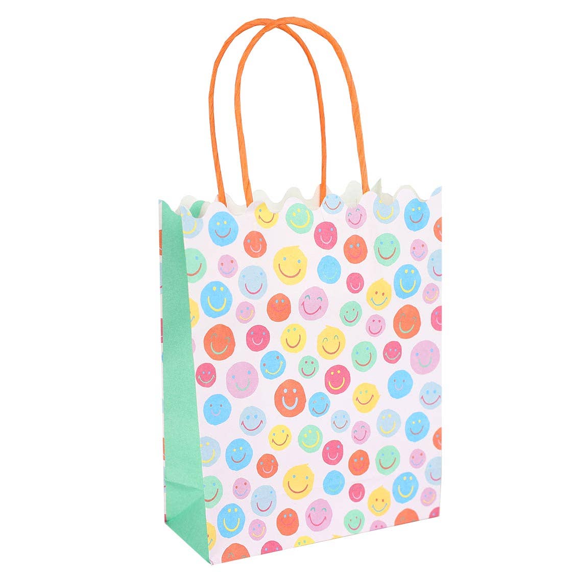 Happy Face Paper Gift Bags - 8 Pack | Party Supplies | - Posh West Boutique
