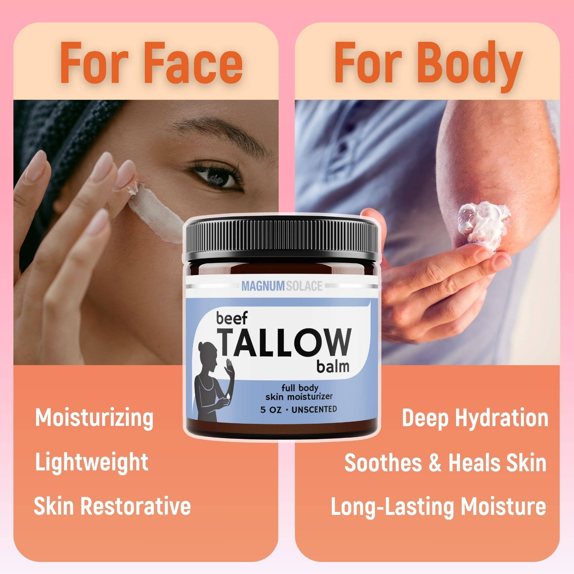 Tallow Balm for Skin, 5 oz - Posh West Boutique