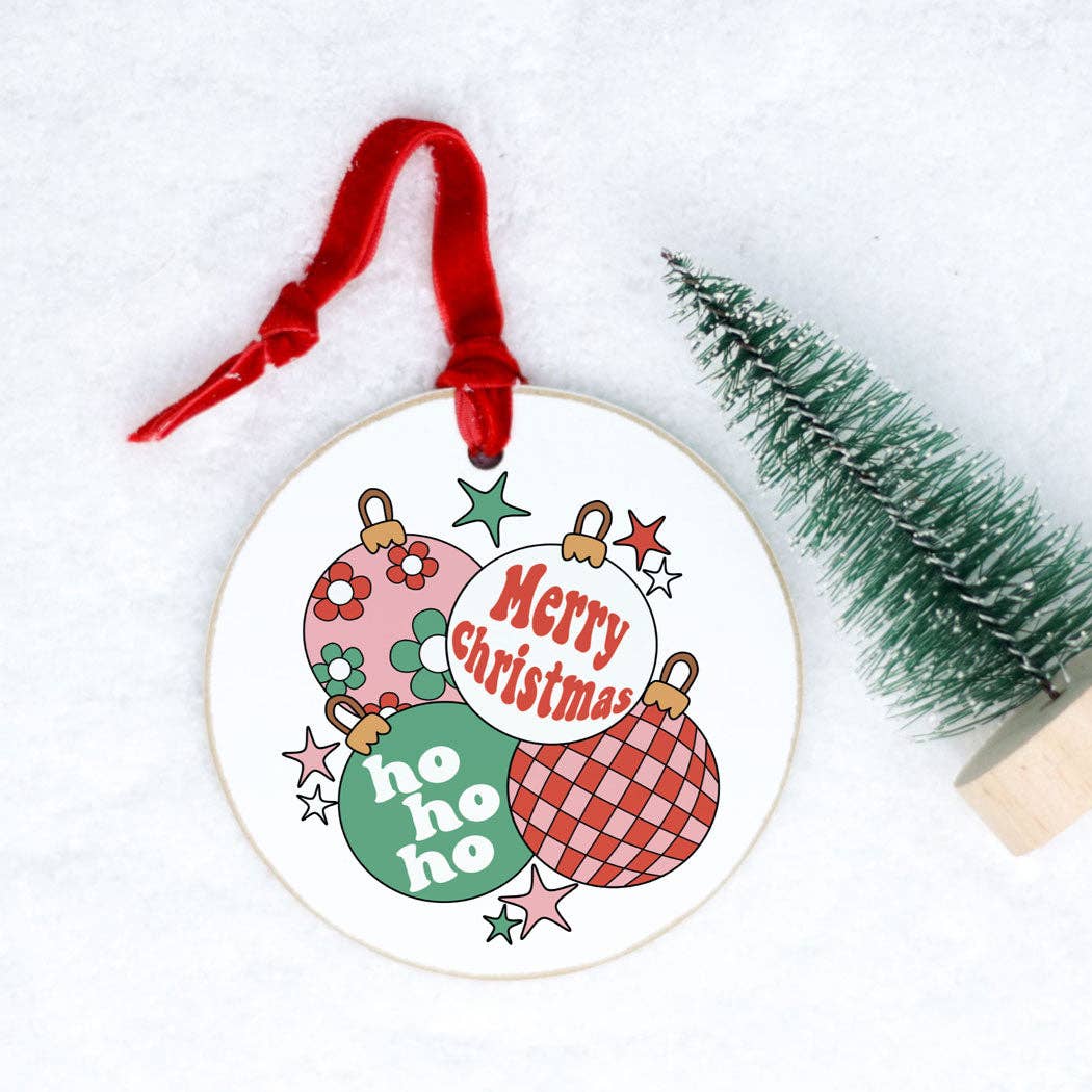 Christmas Ornament, Retro Gifts, Stocking Tag - Posh West Boutique