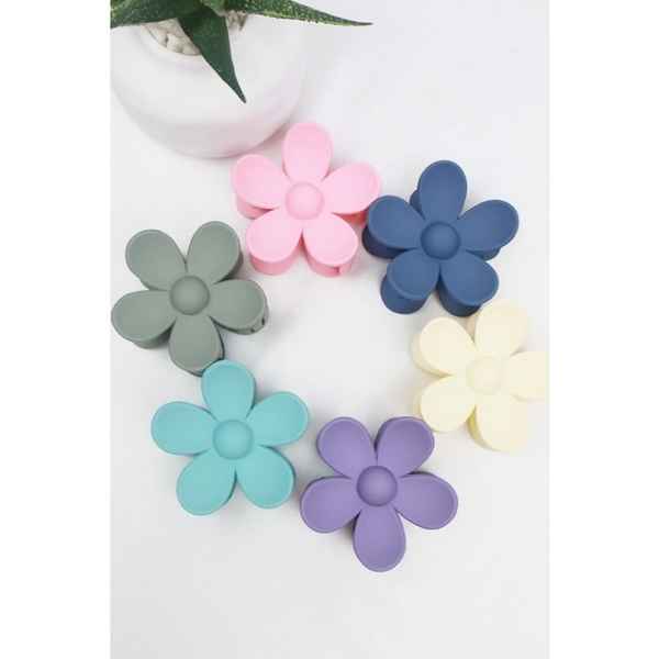 Daisy Matte Hair Clip - Posh West Boutique