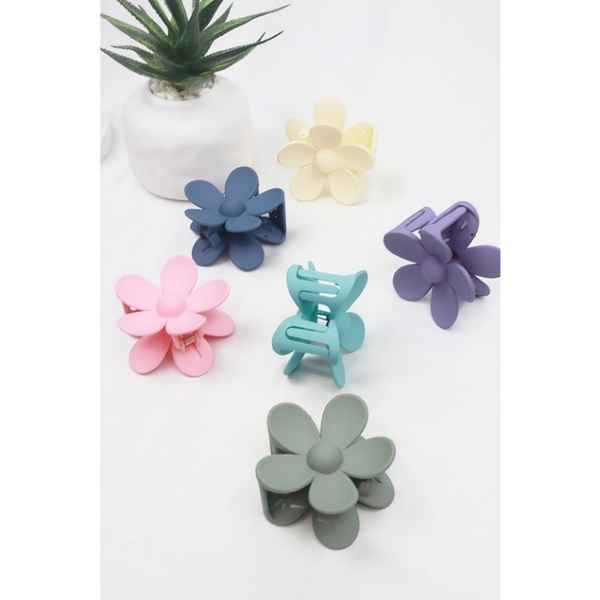 Daisy Matte Hair Clip - Posh West Boutique