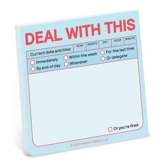 Deal With This Sticky Notes - Posh West Boutique