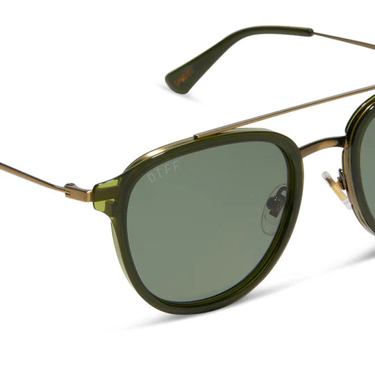 Camden Dark Olive Sunglasses - Posh West Boutique