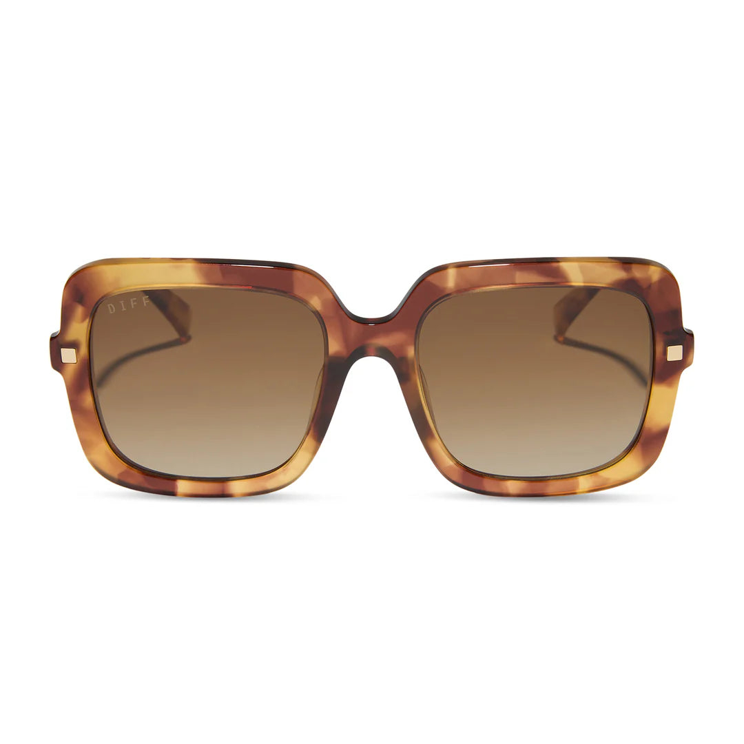 Brown Fleur Sandra Sunglasses - Posh West Boutique