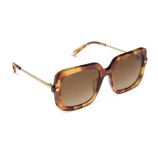 Brown Fleur Sandra Sunglasses - Posh West Boutique