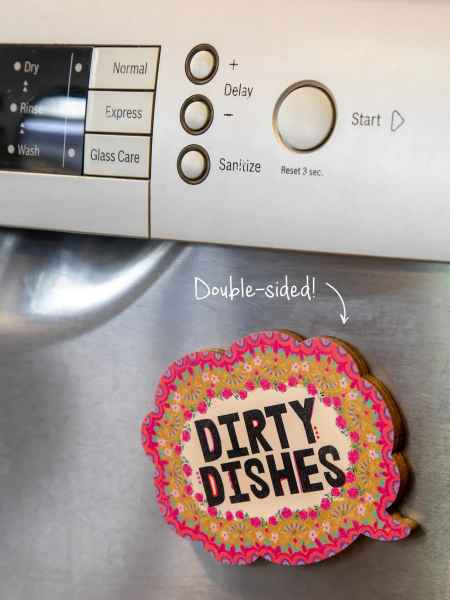 Dishwasher Flower Magnet-Natural Life - Posh West Boutique