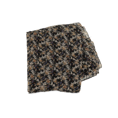Black Starflower Fields Scarf - Posh West Boutique