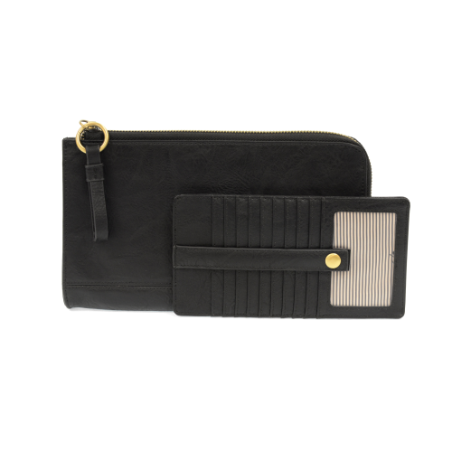 Black Karina Convertible Crossbody & Wallet - Posh West Boutique