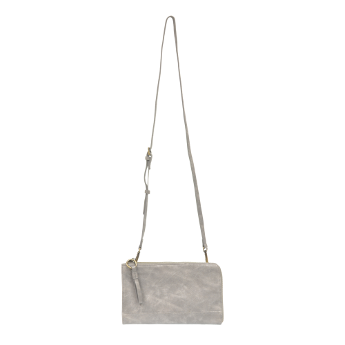 Metallic Silver Karina Convertible Crossbody & Wallet - Posh West Boutique