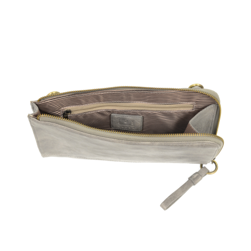 Metallic Silver Karina Convertible Crossbody & Wallet - Posh West Boutique