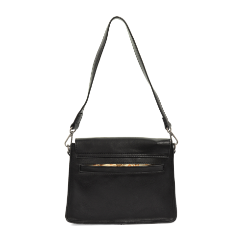 Black Drea Convertible Buckle Handbag - Posh West Boutique