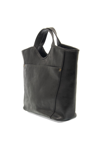 Black Liz Medium Tote - Posh West Boutique