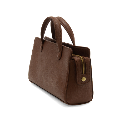 Coffee Mira Mini Tote Crossbody - Posh West Boutique