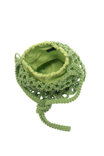 Green Faye Macrame Crossbody - Posh West Boutique