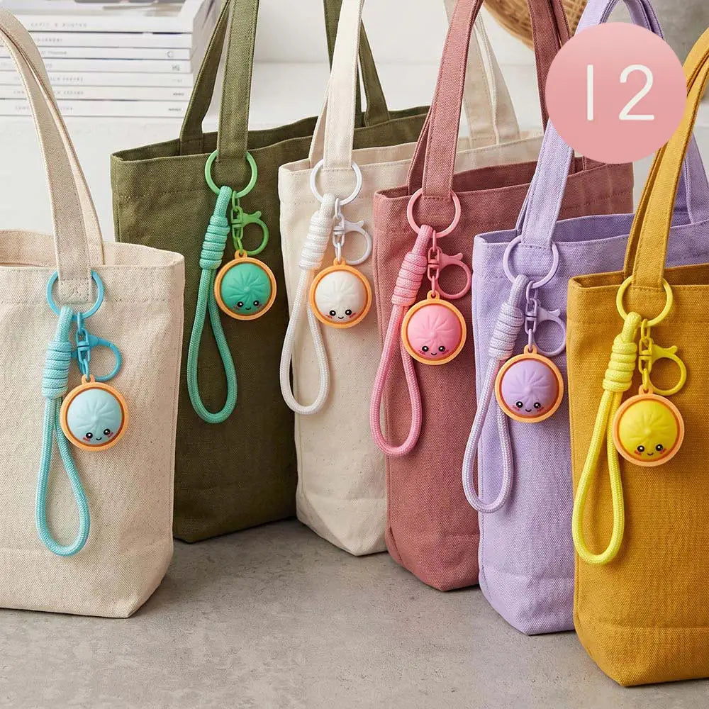 Dumpling Bag Charm Keychain
