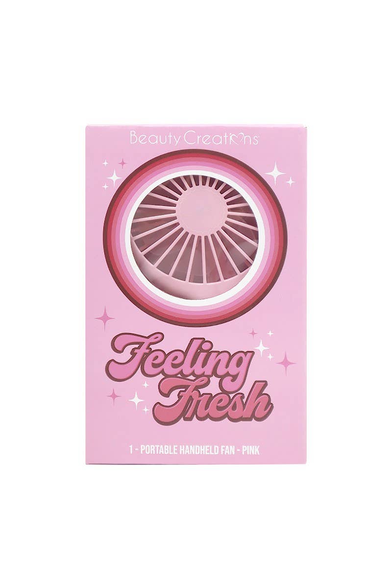Pink Portable Fan Feeling - Posh West Boutique