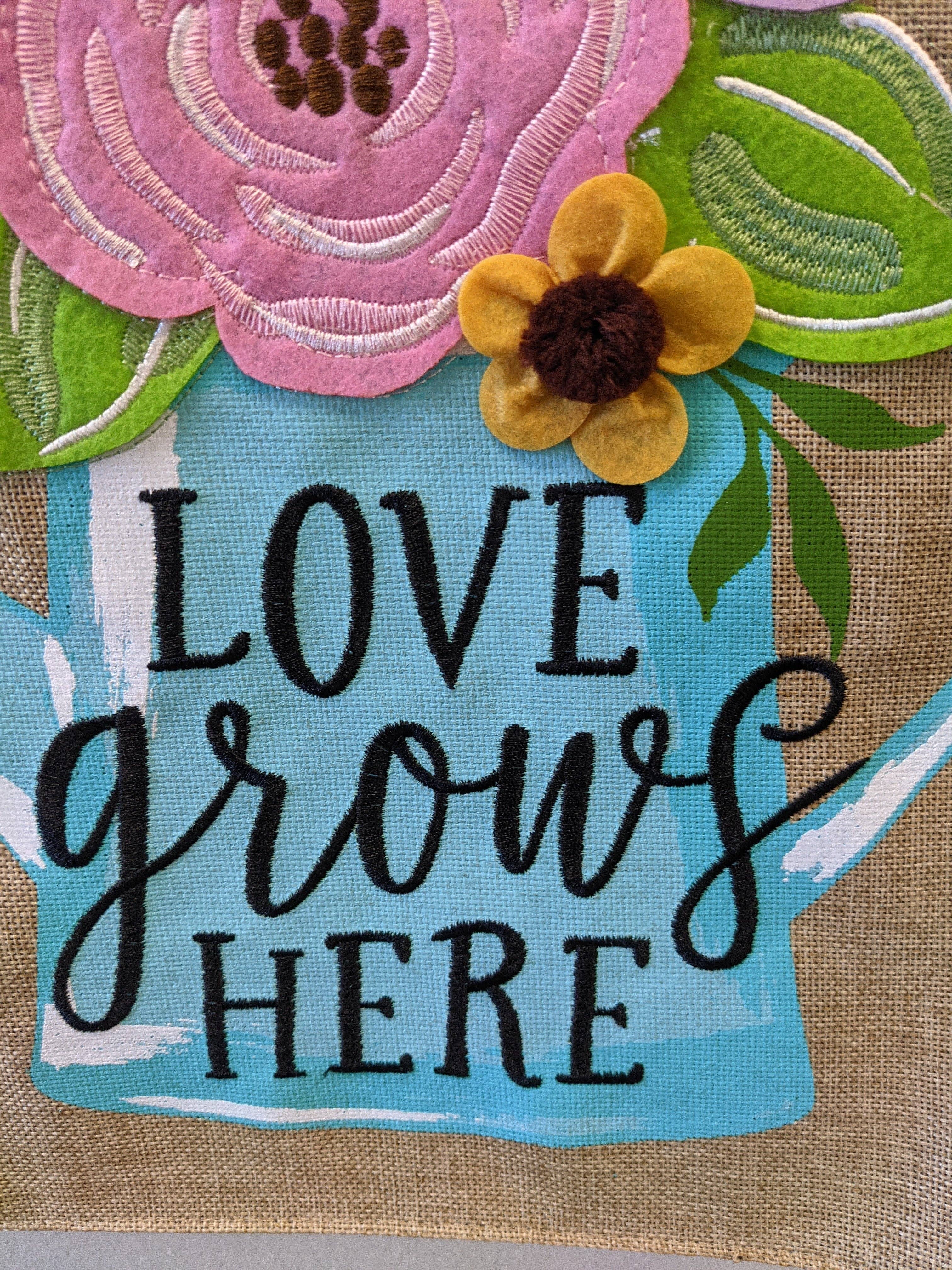 Watering Can Burlap 2-Sided Garden Flag - Posh West Boutique