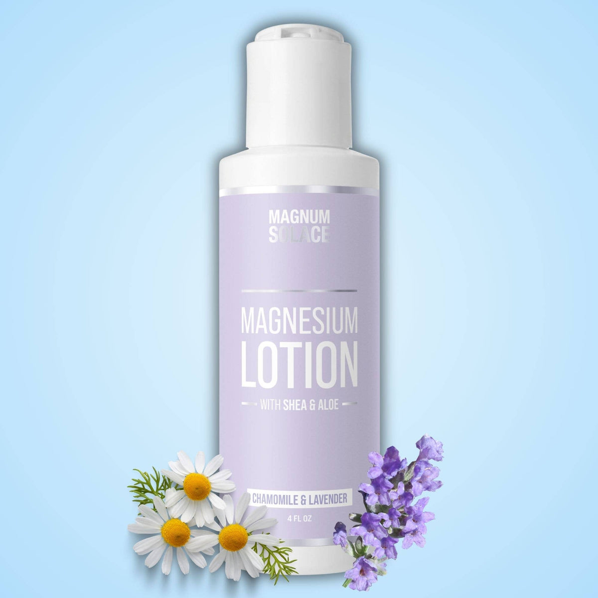 Magnesium Lotion - Chamomile and Lavender, Aloe, and Shea