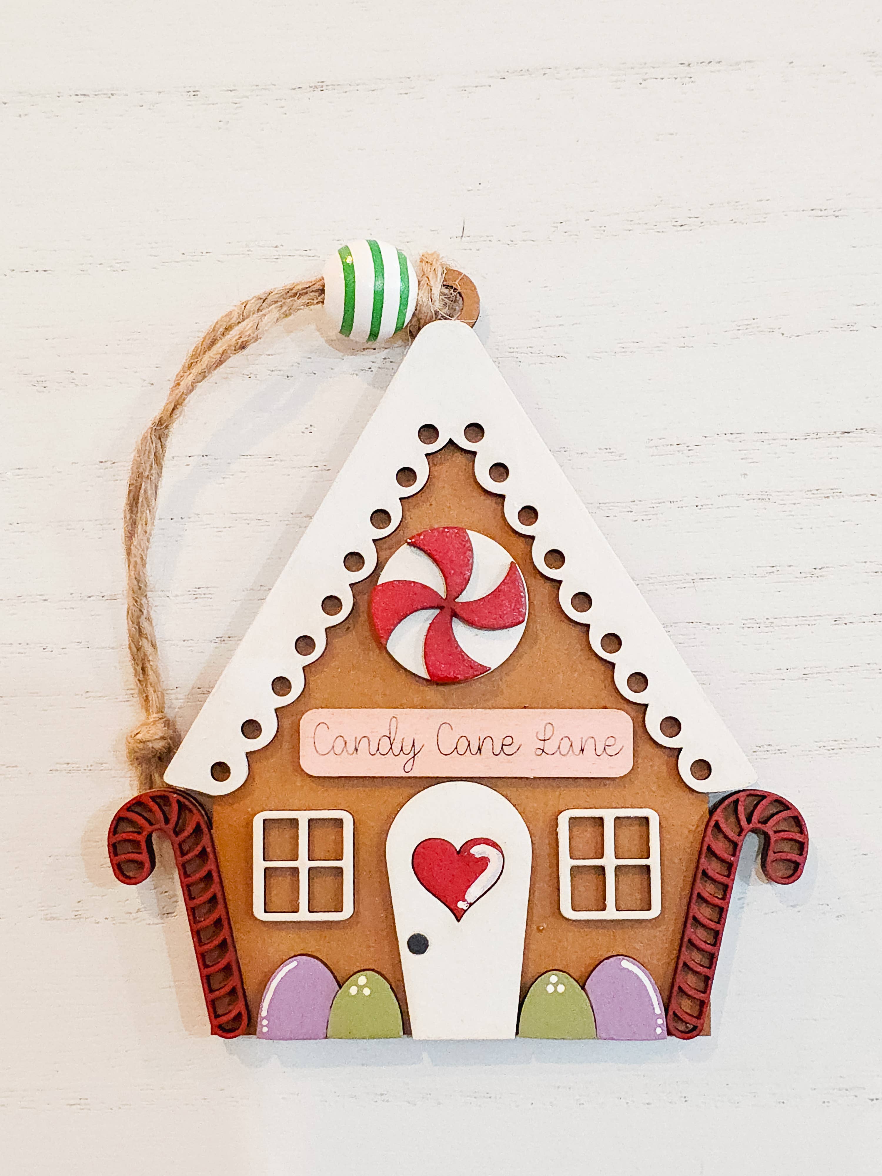 Gingerbread House Ornament  - Posh West Boutique