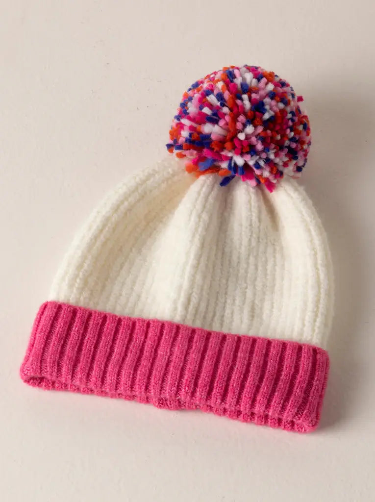 The Pink Pom Winter Beanie - Posh West Boutique