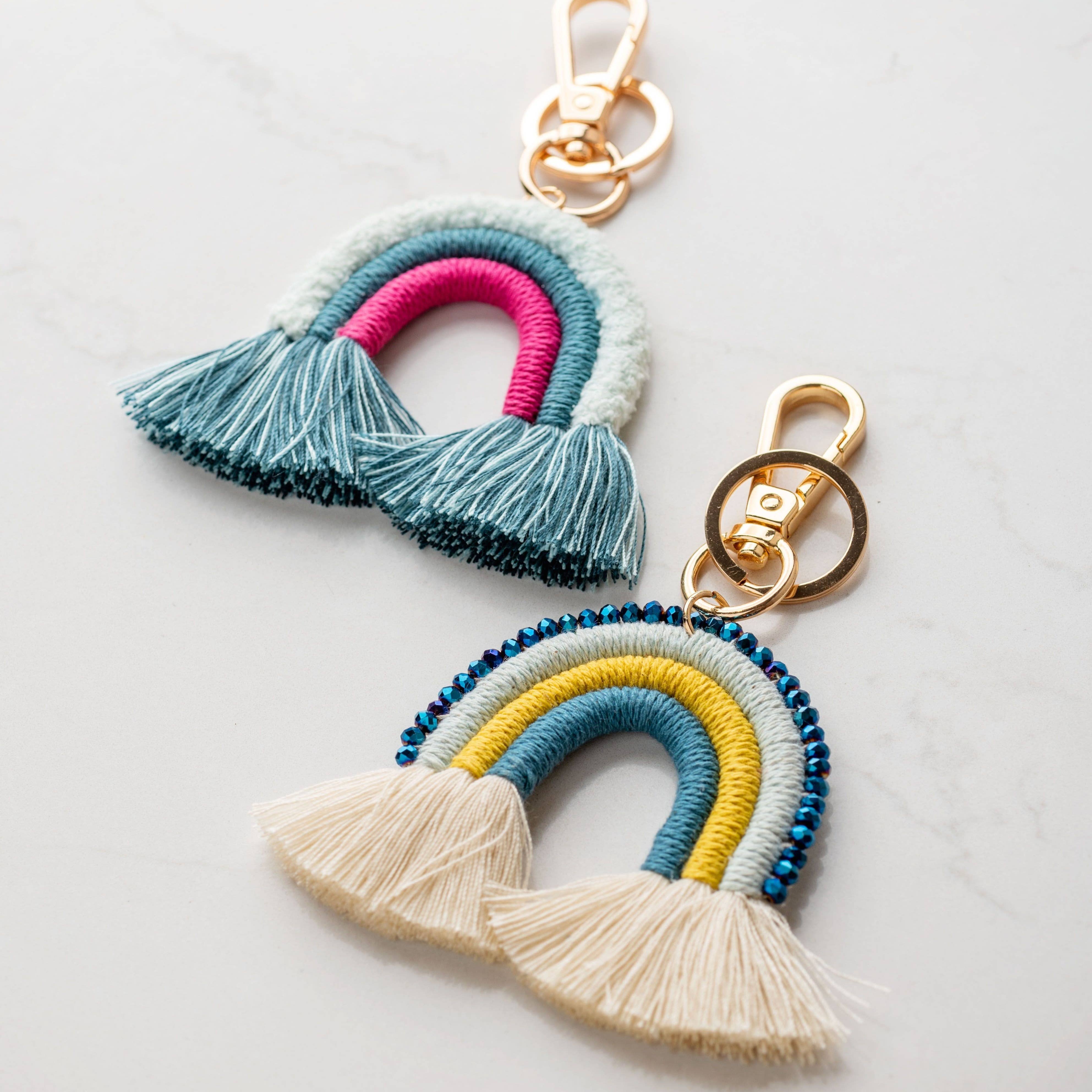 Rainbow Keychain - Posh West Boutique
