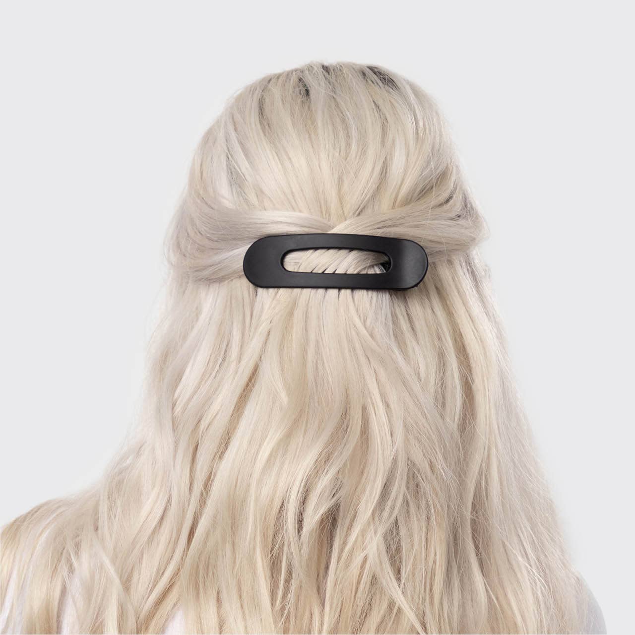 Flat Lay Claw Clip 2pc Flat - Black & Tort - Posh West Boutique