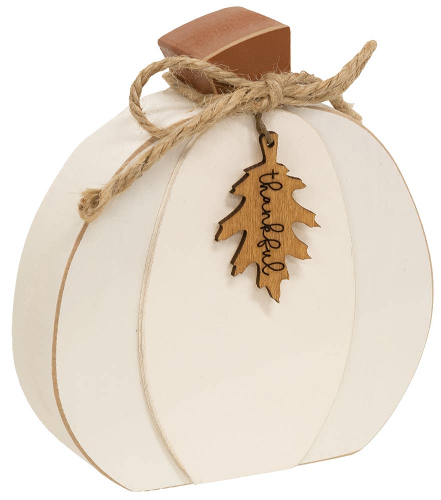 Thankful Grateful Blessings Chunky Pumpkin, 3 Colors - Posh West Boutique