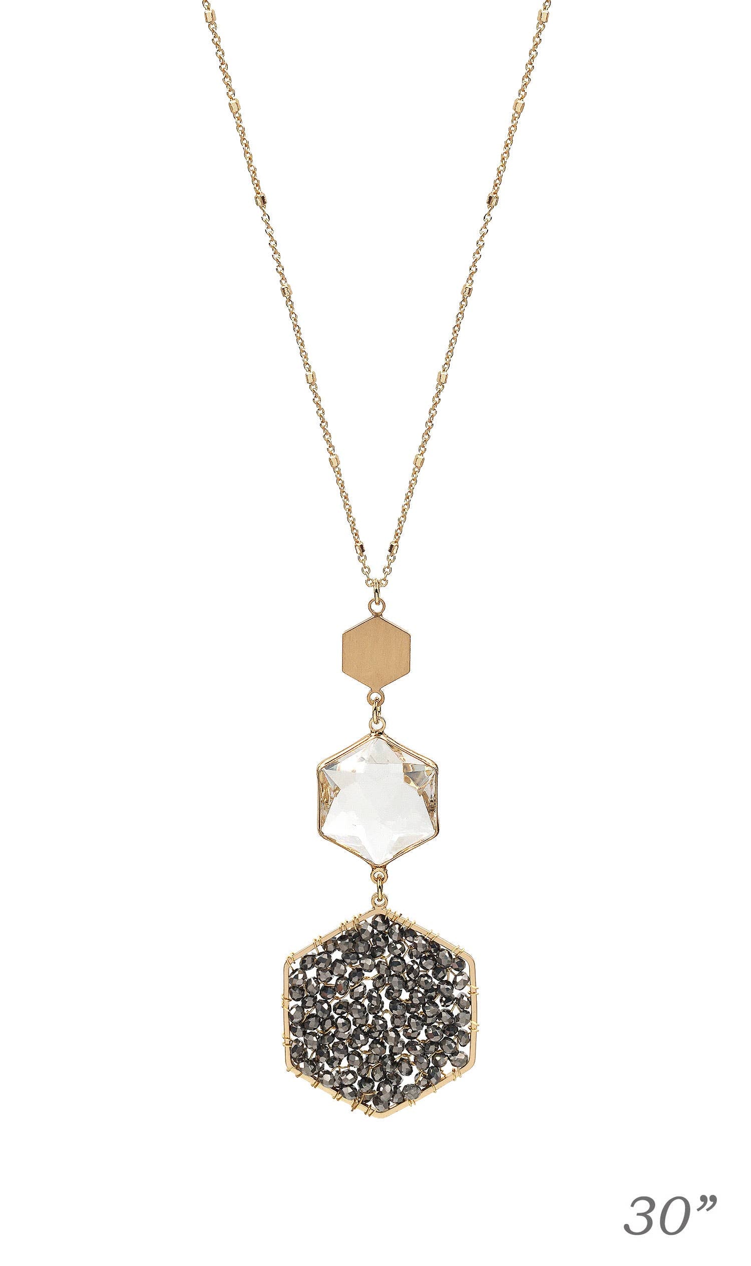 DENI GOLD HEMATITE - Posh West Boutique