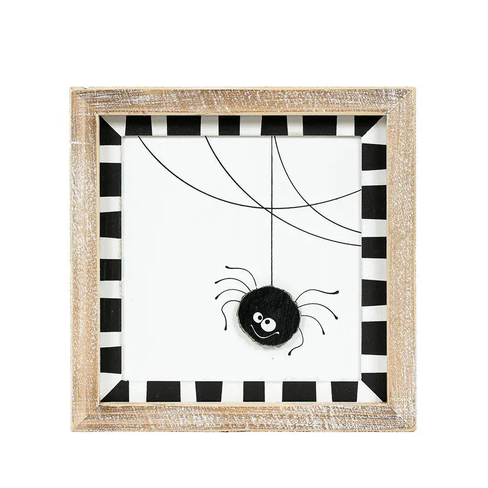 Fall Spider/Pumpkin Reversible Decor Sign