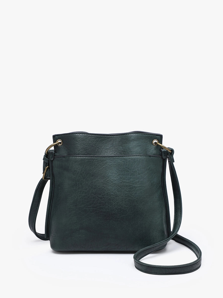 Sutton Distressed 3 Compartment Crossbody - Posh West Boutique