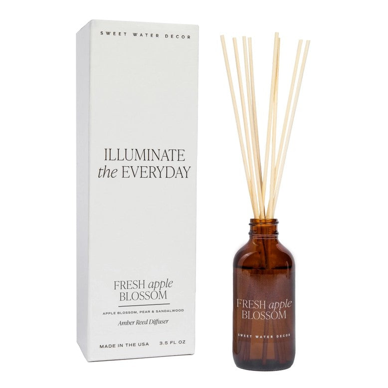 Fresh Apple Blossom Reed Diffuser - Posh West Boutique