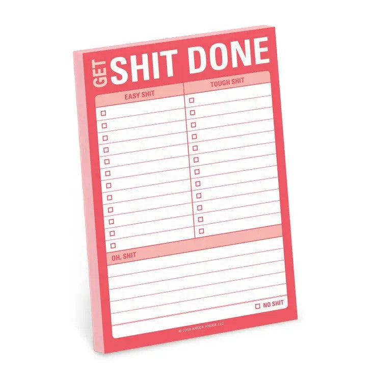 Get Shit Done Big Sticky Notes - Posh West Boutique
