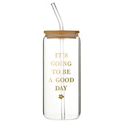 It's Going to Be a Good Day Glass Tumbler - Posh West Boutique