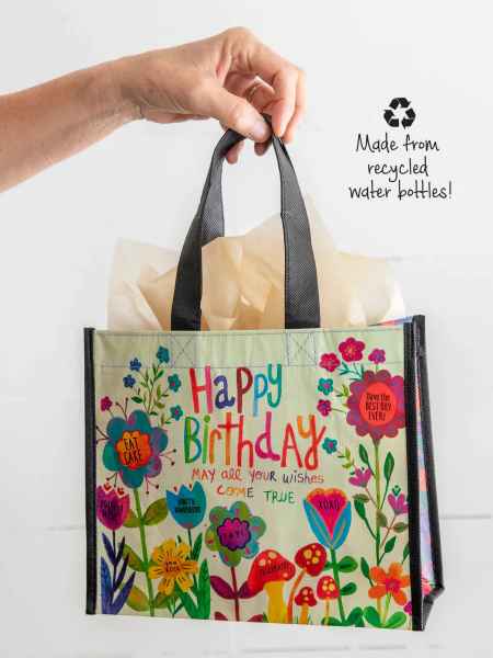 Natural Life Happy Birthday Bag - Posh West Boutique