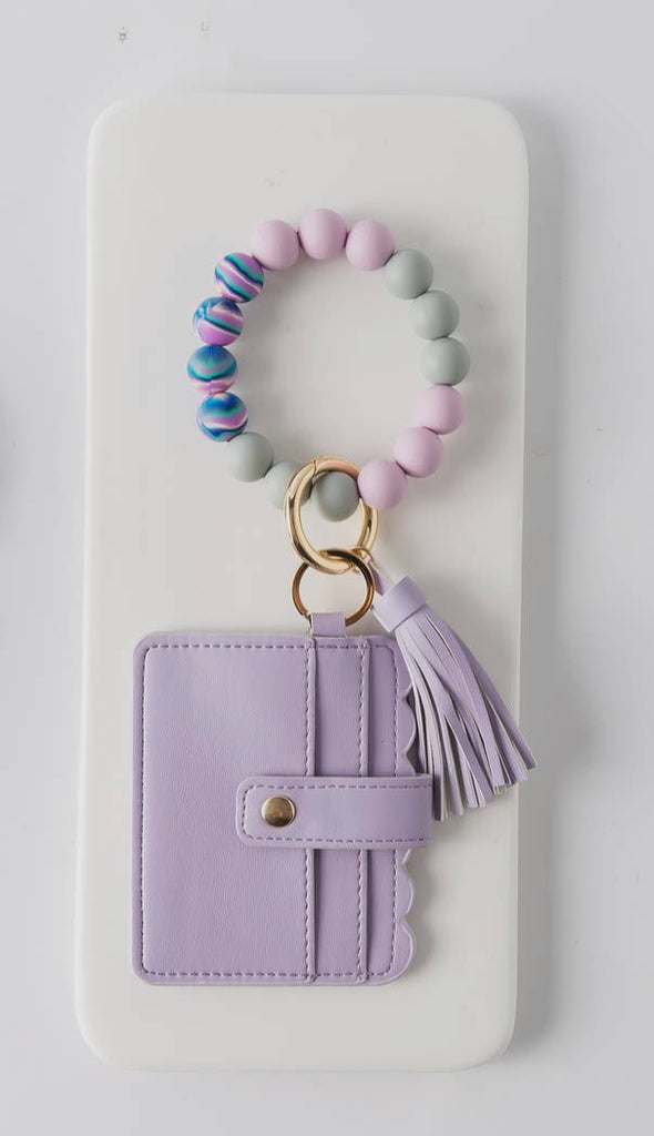 Wallet Keychain Bracelet Card Holder - Posh West Boutique