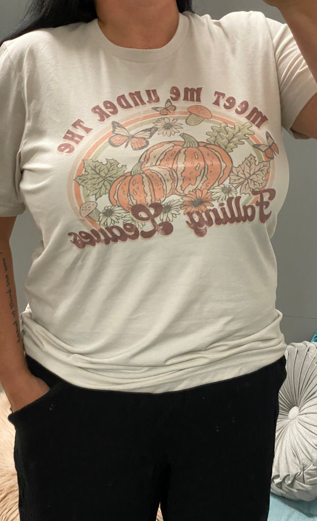 Meet Me Under the Falling Leaves T-Shirt - Posh West Boutique