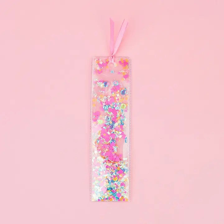 Jewels and Hearts Confetti Bookmark - Posh West Boutique