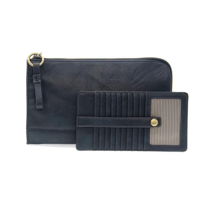 Vivid Navy Karina Convertible Crossbody & Wallet - Posh West Boutique