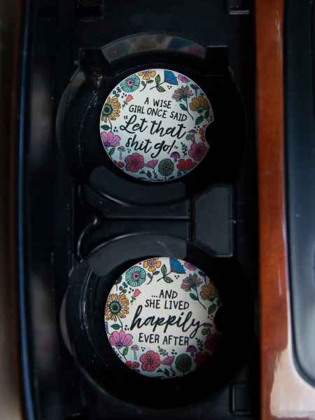 Let That GO Car Coasters Natural Life - Posh West Boutique